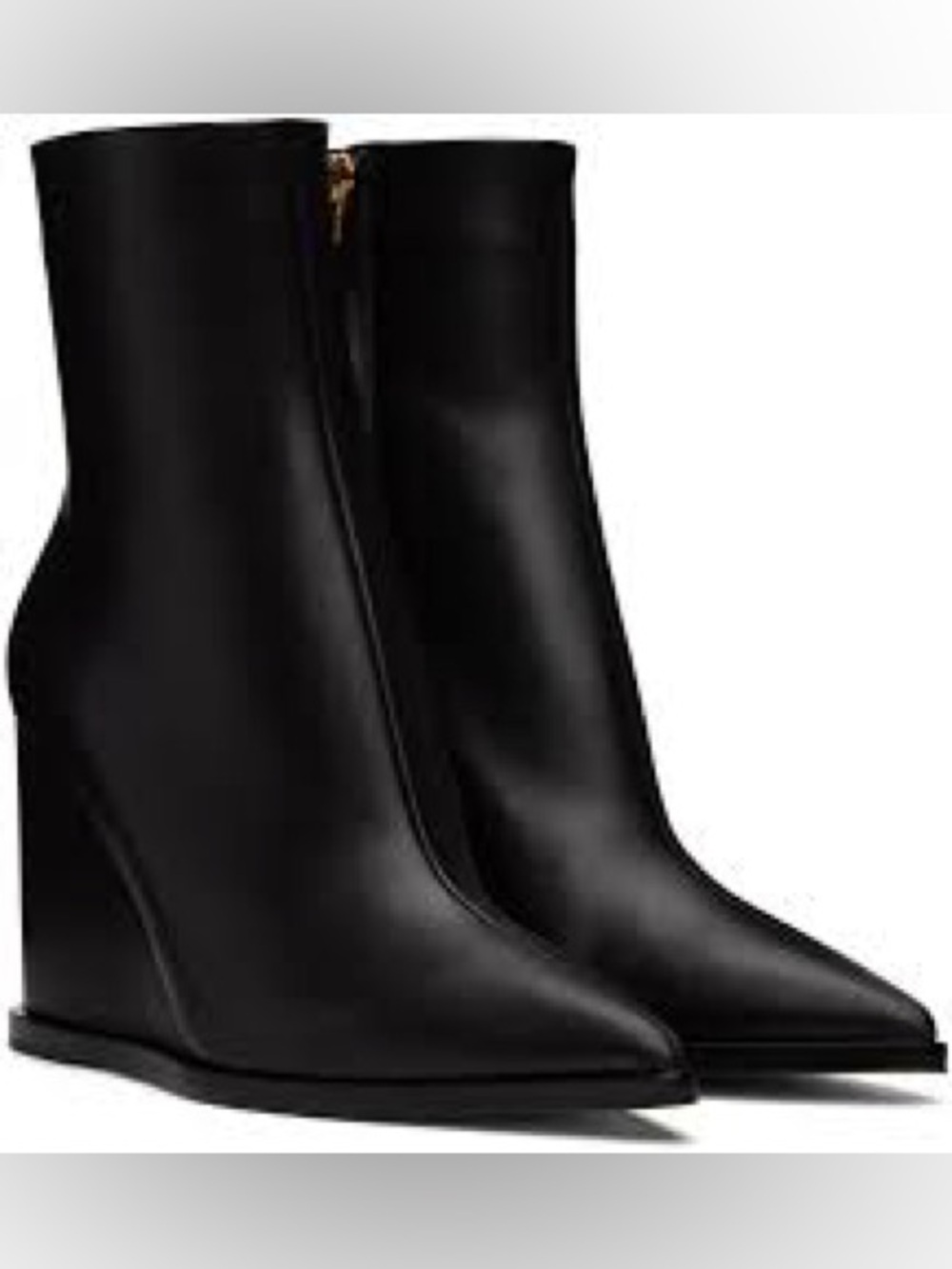 Gianvito Rossi Hamnes Wedge Bootie Size 39 - Picture 3 of 14